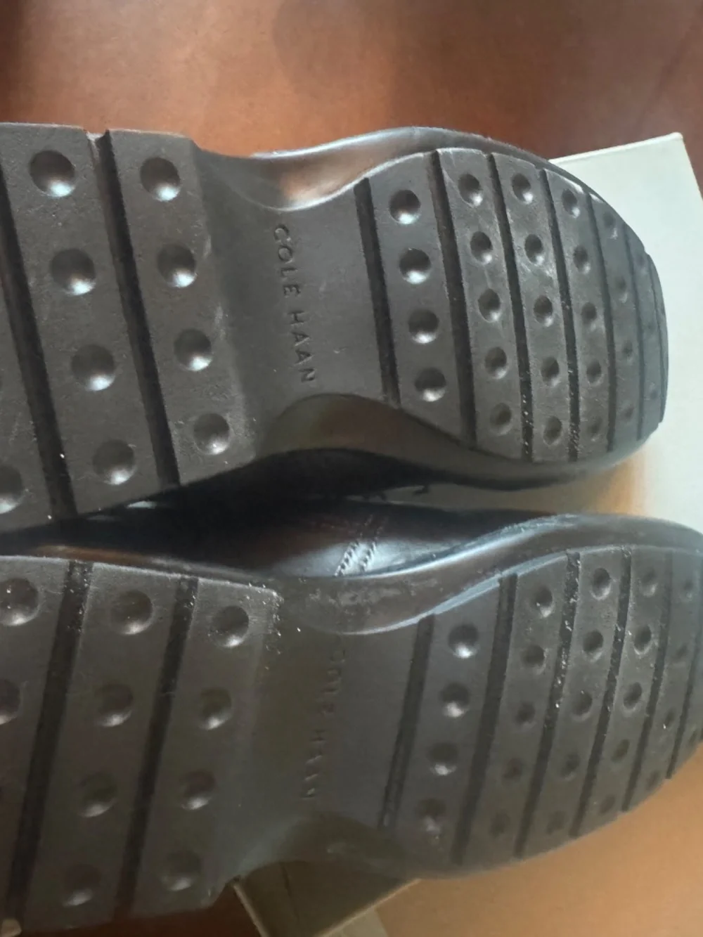 Mens Cole Hahn slip ons 10.5